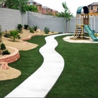 Synthetic Grass Melissa Texas Landscape Front Yard